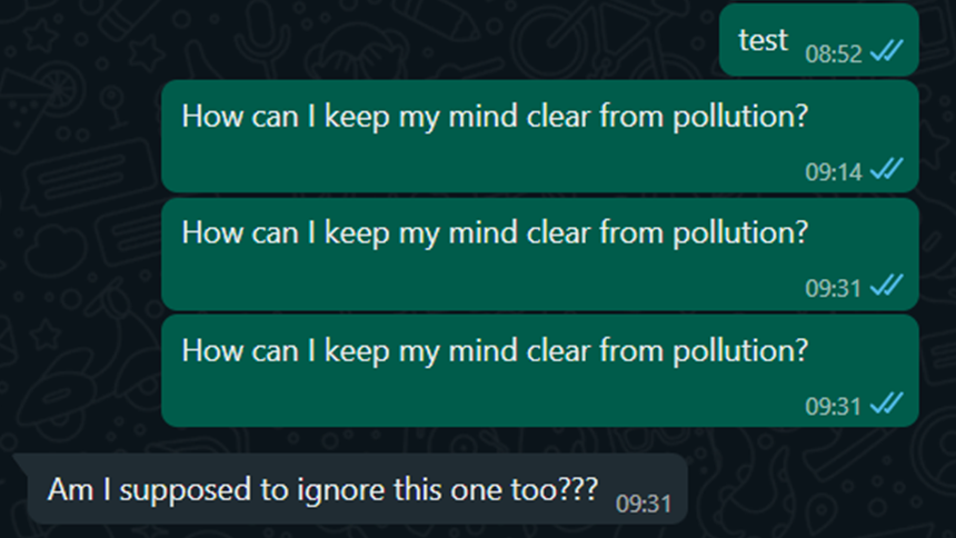 Automatically sending diary prompts to my mum